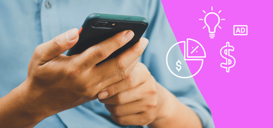 A person's hands holding a smart phone