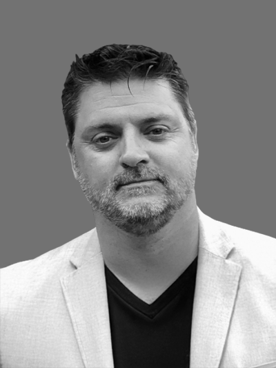 Black and White headshot of Trevor Nardini