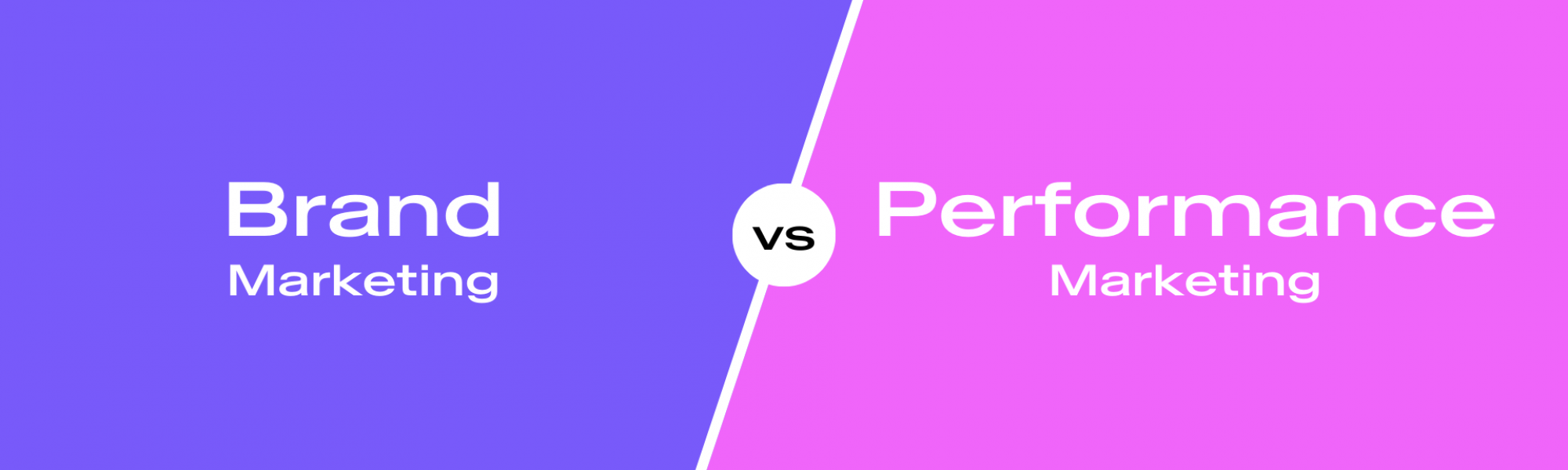 Brand vs. Performance Marketing